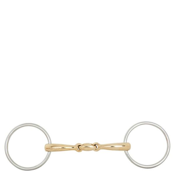 Hovedbilde BR Double Jointed Loose Ring Snaffle Soft Contact ...